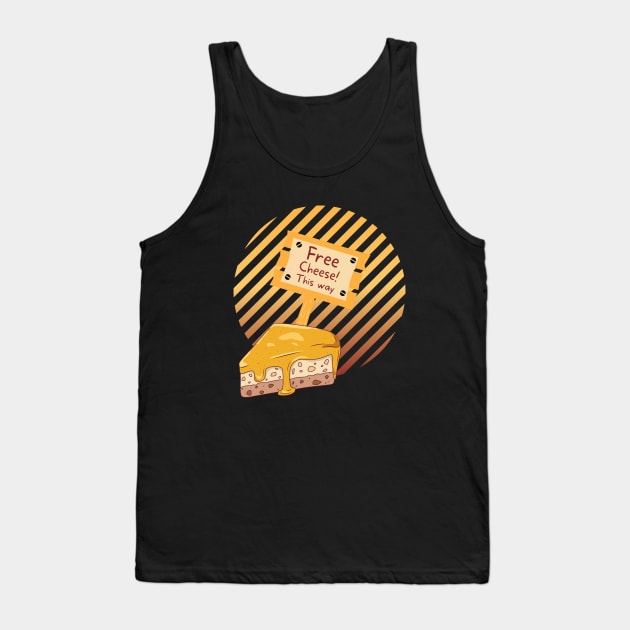 Free Cheese This Way Tank Top by NICHE&NICHE